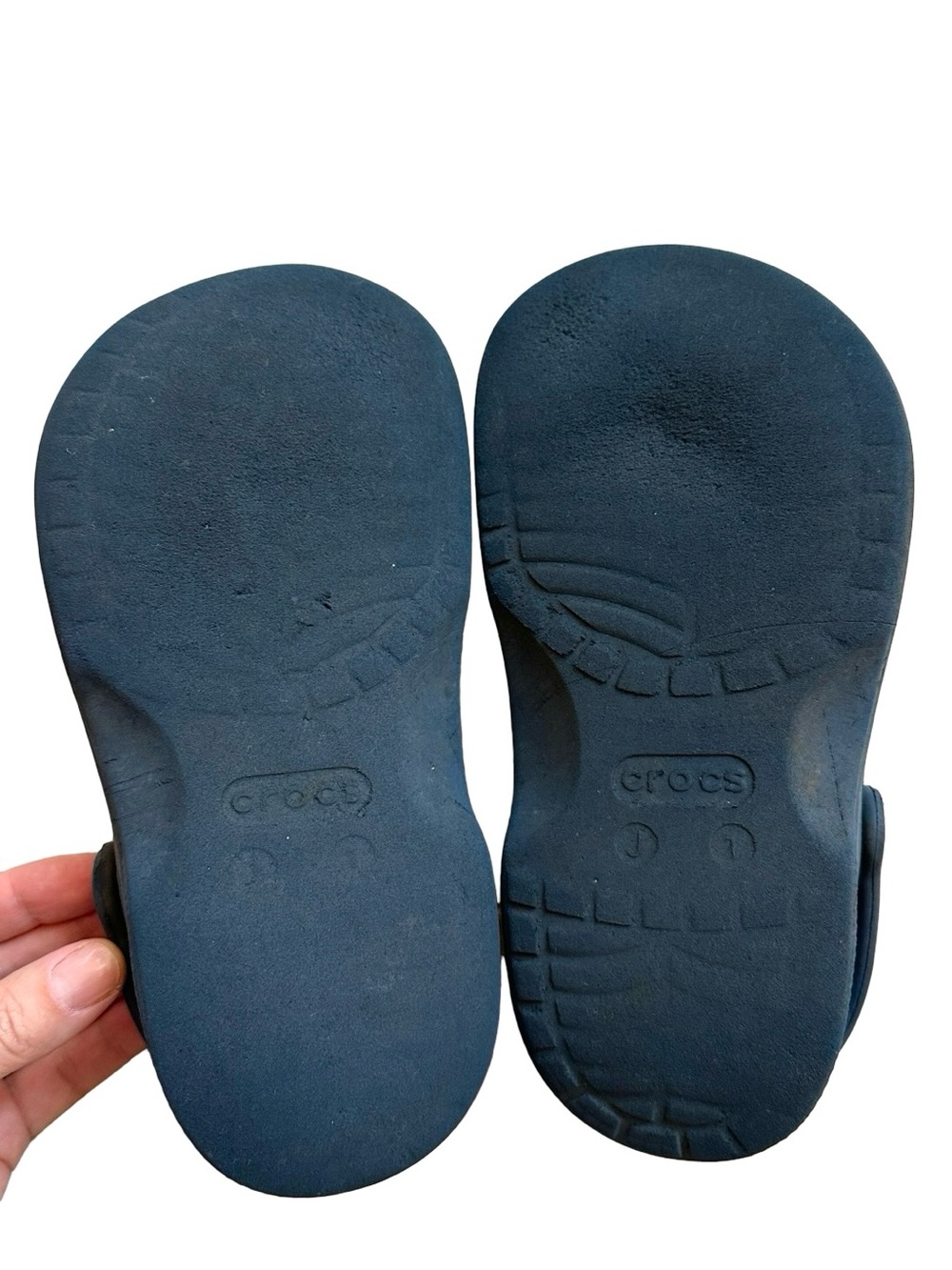 Crocs Kids Baya Clog Navy Size J1 Comfort Slip On Shoes - Picture 8 of 10